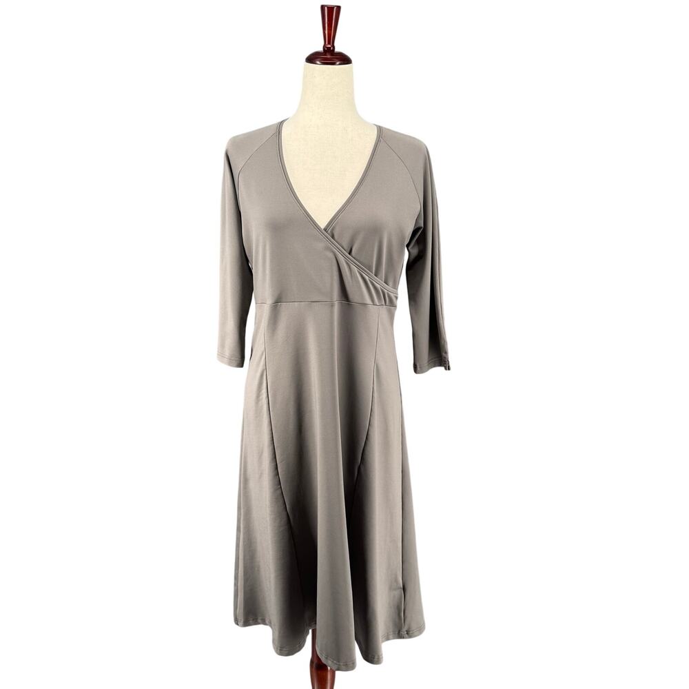 Columbia Sportswear Company Timeless Travel Dress Womens‎ L Gray Outdoor Sporty